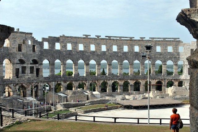 Het Romeinse amfitheater van Pula
