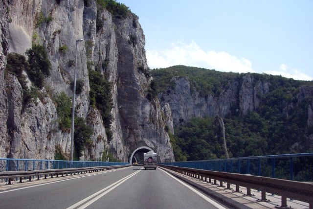 Met de auto onderweg in Istrië